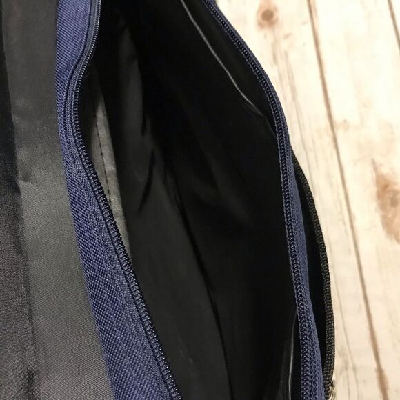 Leeds Laptop Work Bag Blue Travel Commute 33 - Picture 9 of 16